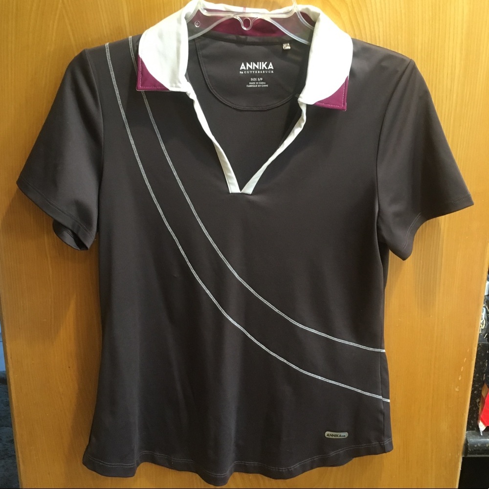 Annika by Cutter and Buck golf shirt S/P, EUC